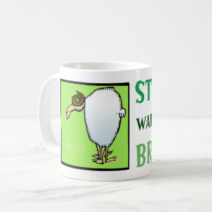 Customisable Zodiac Sign Personality Aries Mug