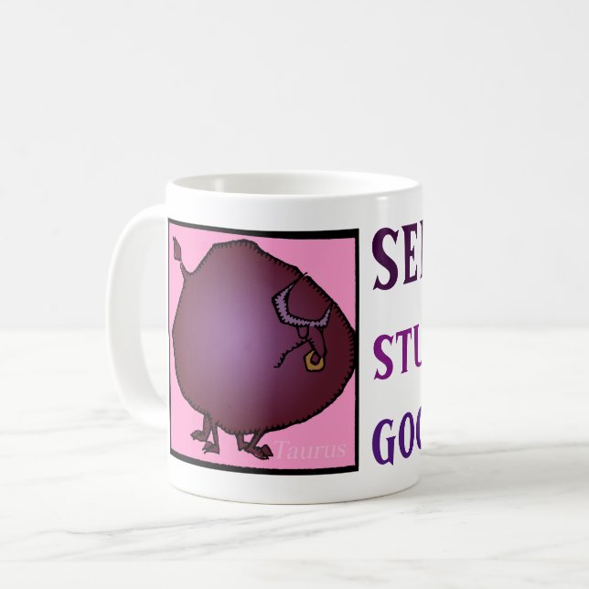 Customisable Zodiac Sign Personality Taurus Mug (Front Left)