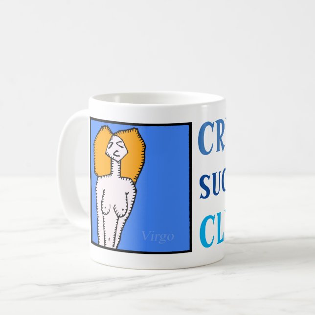 Customisable Zodiac Sign Personality Virgo Mug (Front Left)