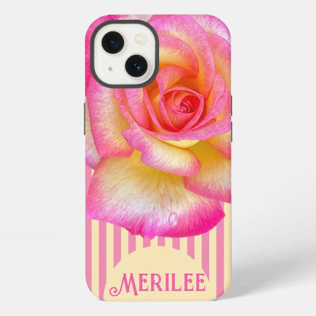 Customisable'Wildflowers' Apple iPhone / iPad case (Back)