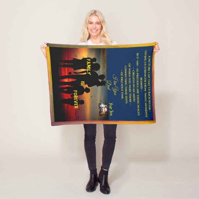 Customise a Gift for Special Person Fleece Blanket (In Situ)