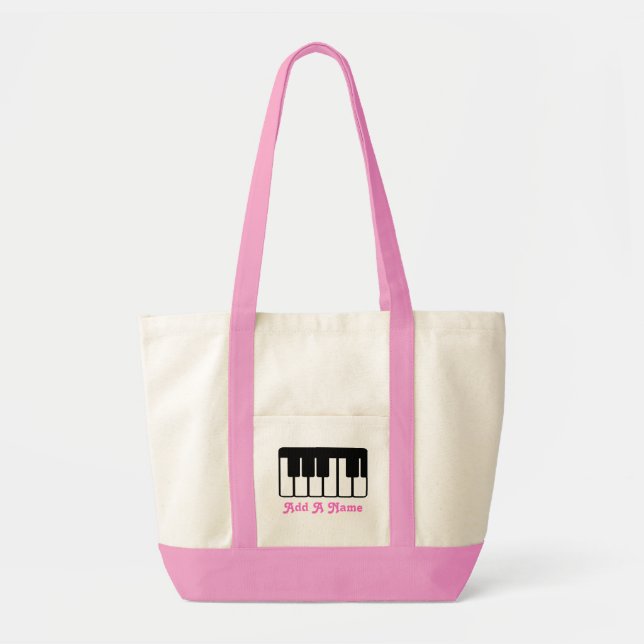 Customise A Piano Music Tote Bag (Front)