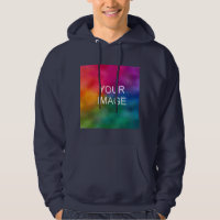 Customise Add Image Logo Navy Blue Template