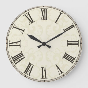 Customise, add images, text to vintage style clock