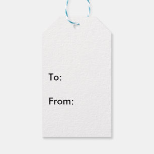 Customise Add Name Photo or Artwork Gift Tags