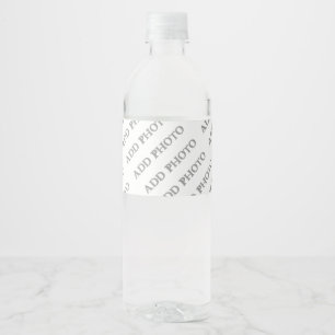 Customise Add Name Photo or Artwork Water Bottle Label