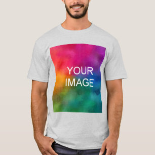 Customise Add Your Image Logo Photo Template T-Shirt