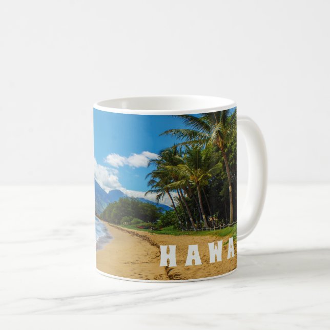 Customise Aloha Hawaii Tropical Coffee Mug (Front Right)