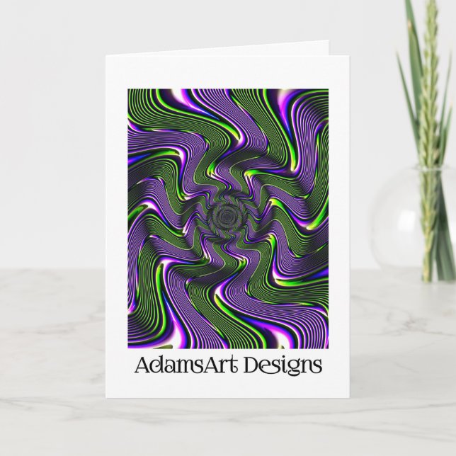 Customise and design your own Folded Greeting Card (Front)