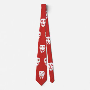 Customise Anonymous face party Tie