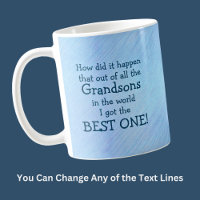 Customise ANY Text - Gift for Grandson