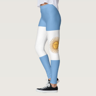 Customise Argentina National Flag Leggings