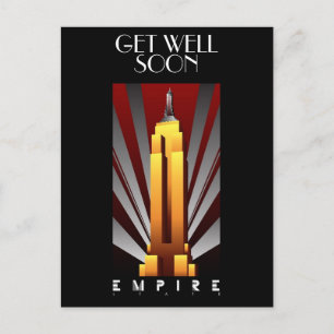 Customise Art Deco Postcard Empire State Building