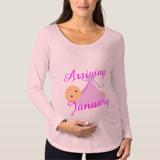 customise Baby girl due maternity t-shirt design
