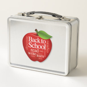 Customise Back to School Metal Lunch Box