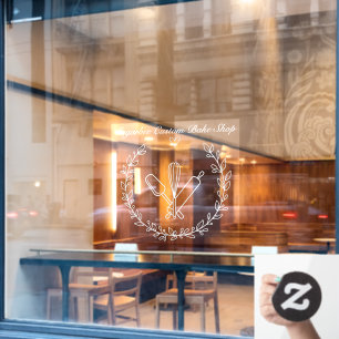Customise Bakery Bake Shop Business Window Cling