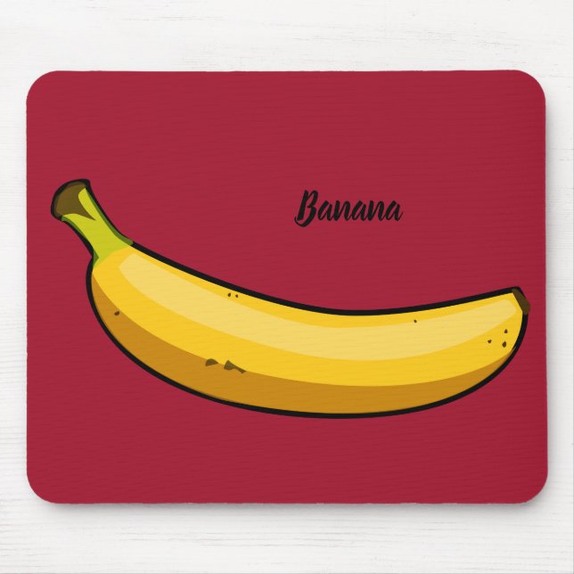 Customise Banana Mouse Mat (Front)