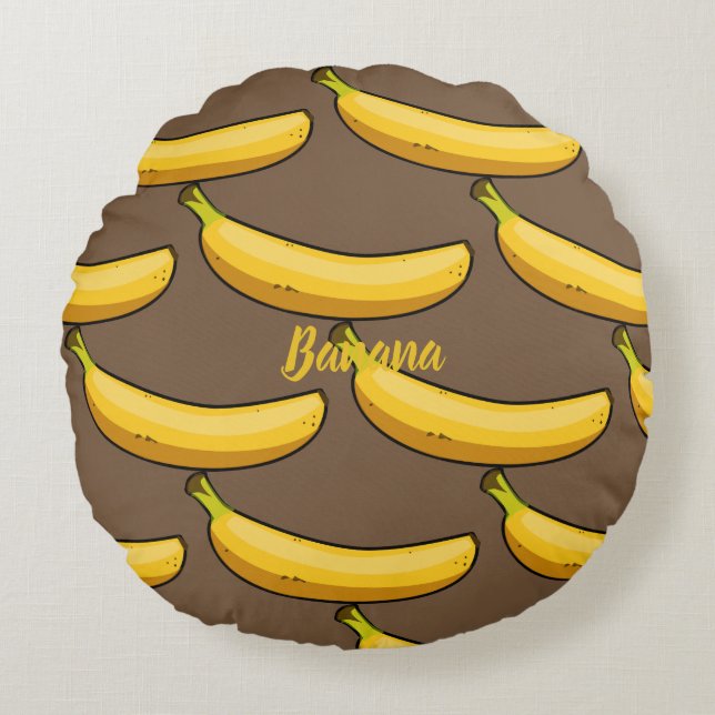 Customise Banana Round Cushion (Front)