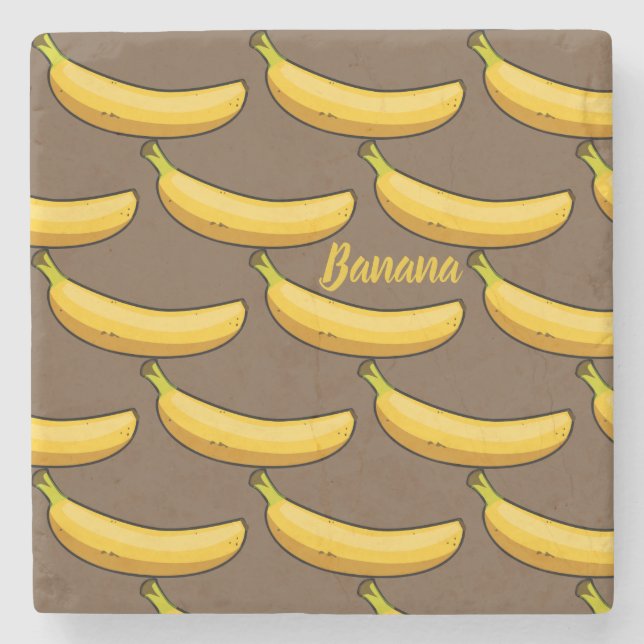 Customise Banana Stone Coaster (Front)