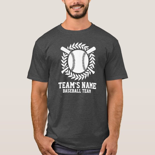 Customise Baseball Team T-Shirt (Front)