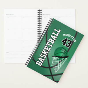 Customise Basketball - Green Planner