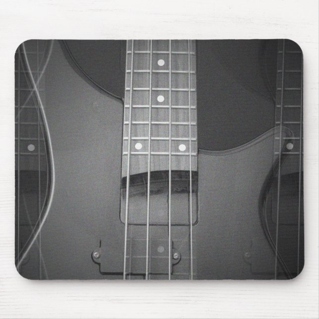 Customise Bass Guitar Modern Trendy Music Mouse Mat (Front)