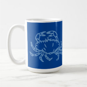 Customise Blue Crab Coffee Mug