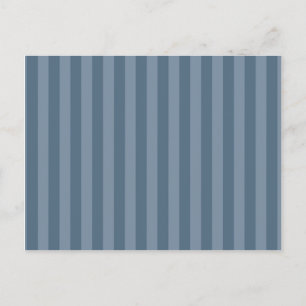 Customise Blue Stripes Postcard