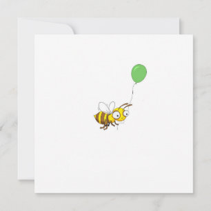 Customise Bumble bee Birthday. Birthday Card