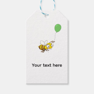 Customise Bumble bee Birthday Gift Tags