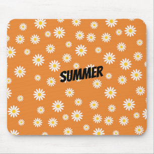 Customise Camomile Flowers Mouse Mat