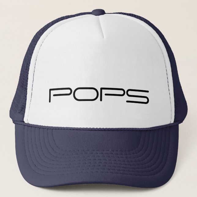 Customise cap, Pops baseball cap (Front)