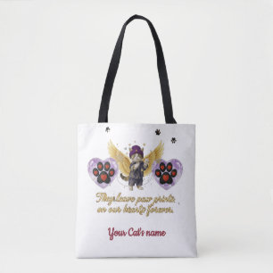 Customise Cat Name Tote Bag