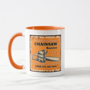 Customise Chainsaw Service Small Engine Repair Mug