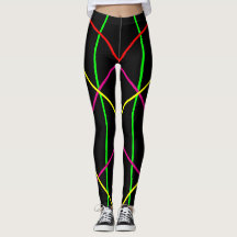 Customise & Choose the colour - Neon Lines Yoga