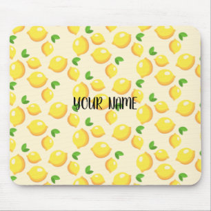 Customise Citron Pattern Mouse Mat