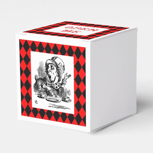 Customise Colour Mad Hatter Harlequin Box (Front Side)