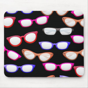 Customise colourful sunglasses mouse mat