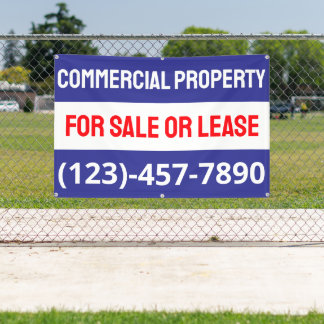 Customise Commercial Property For Sale Or Lease Banner