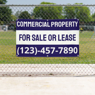 Customise Commercial Property For Sale Or Lease Banner