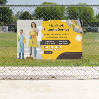 Customise Commercial Residential Cleaning Services Banner