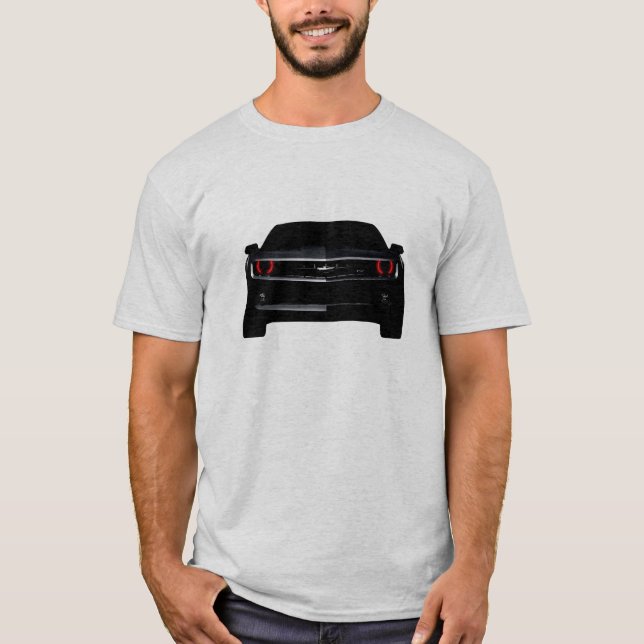Customise Cool black Chevy Camaro T-Shirt (Front)
