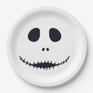 Customise Cool Halloween Scary Face Paper Plate