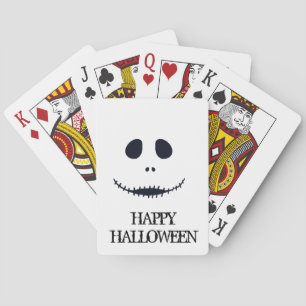 Customise Cool Halloween Scary Face Playing Cards