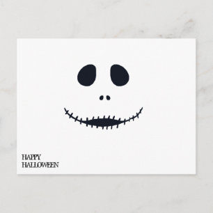 Customise Cool Halloween Scary Face Postcard
