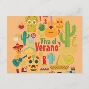 Customise Cool Mexico Monuments Design Postcard