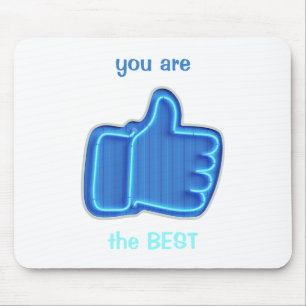Customise Cool Neon Hand Mouse Mat