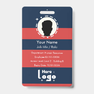 Customise corporate employee ID Badge