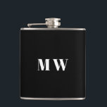 Customise Couple initials Wedding Favours Hip Flask<br><div class="desc">Customise Couple initials Wedding Favours Flask</div>