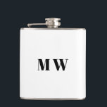 Customise Couple initials Wedding Favours Hip Flask<br><div class="desc">Customise Couple initials Wedding Favours Flask</div>
